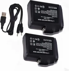 5000mAh 7.4V Rechargeable Li-ion Battery Replacement for Heated Gloves, Socks, Thermal Heated Underwear Clothes，RC Car, Boat, Robot, DIY, LED Light Strip, CCTV Camera (5000mAh)