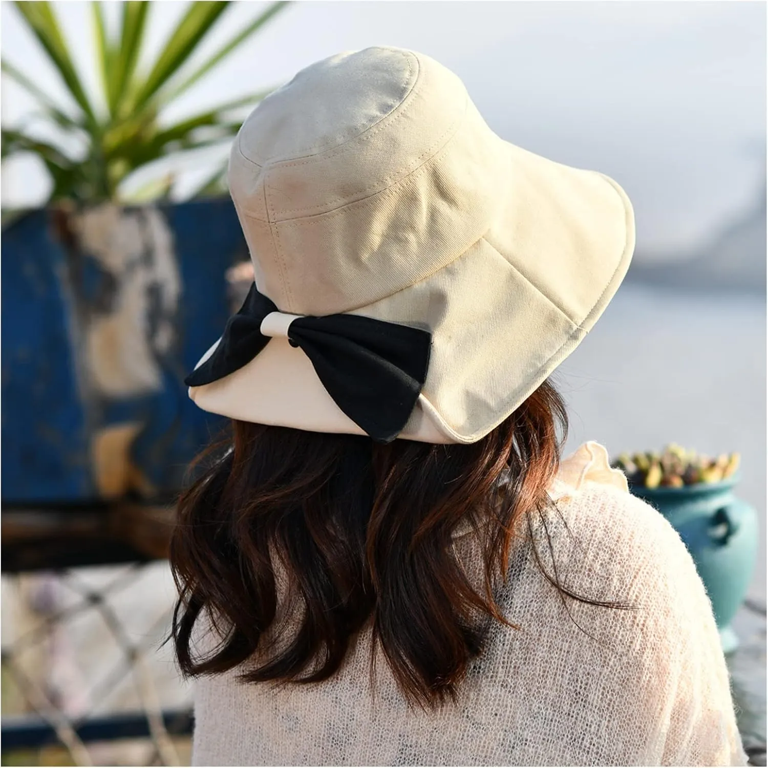 Andiker Wide Brim Sun Hat for Women Ladies Packable Bucket Hat UV Sun protection Fishing Cap Foldable for Travel Beach