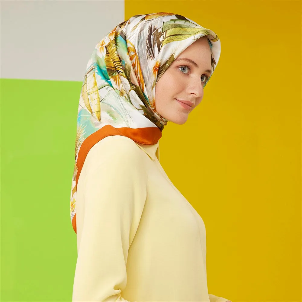 Armine Tropical Dream Silk Scarf No 1