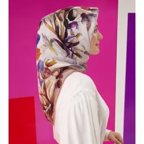 Armine Tulipa Floral Silk Scarf No 1