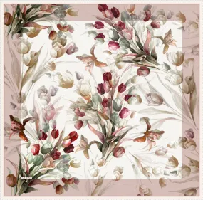 Armine TulipaFloral Silk Scarf No 4