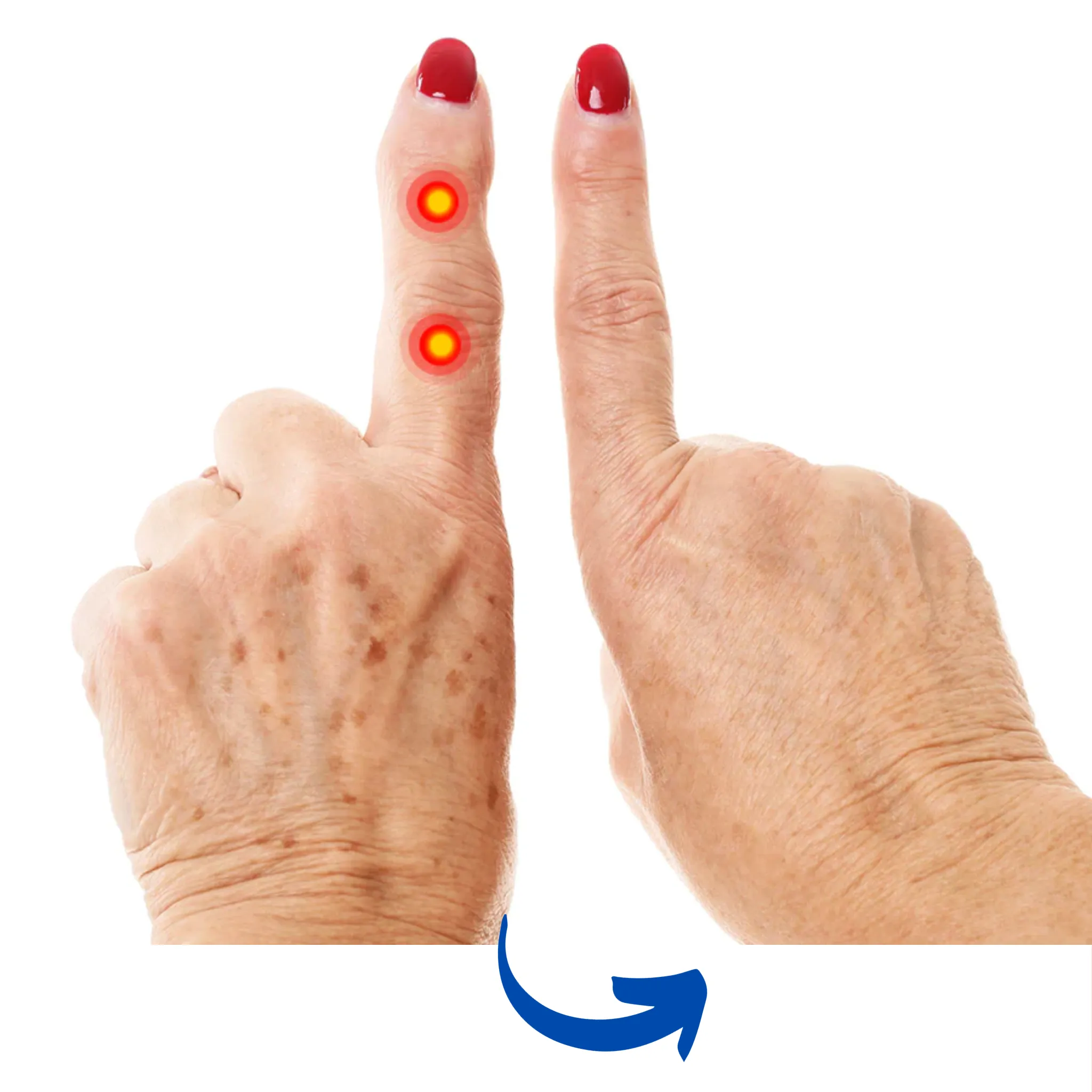 Arthritis Treatment Gloves Red Light Therapy Wrist Near Infrared Hands Pain Relief Glove