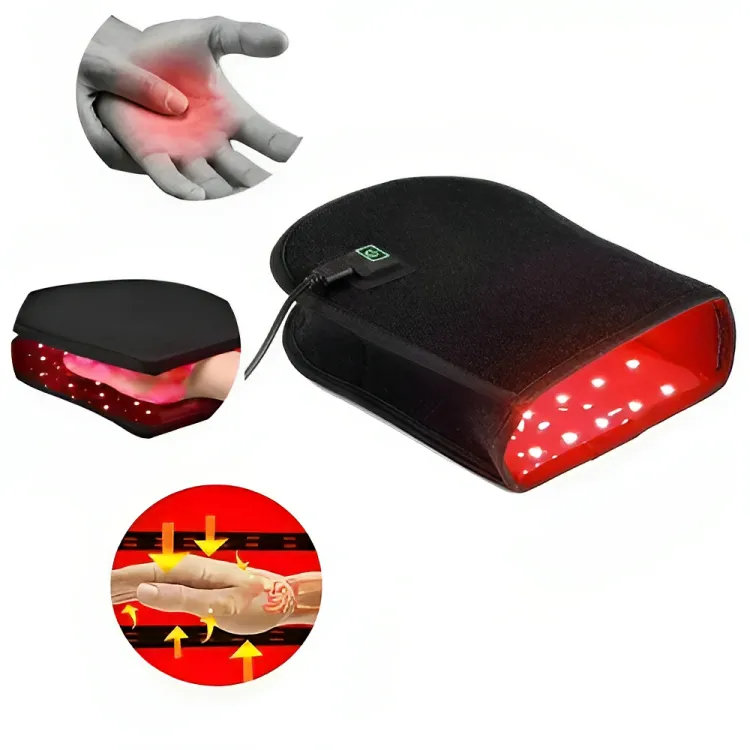 Arthritis Treatment Gloves Red Light Therapy Wrist Near Infrared Hands Pain Relief Glove