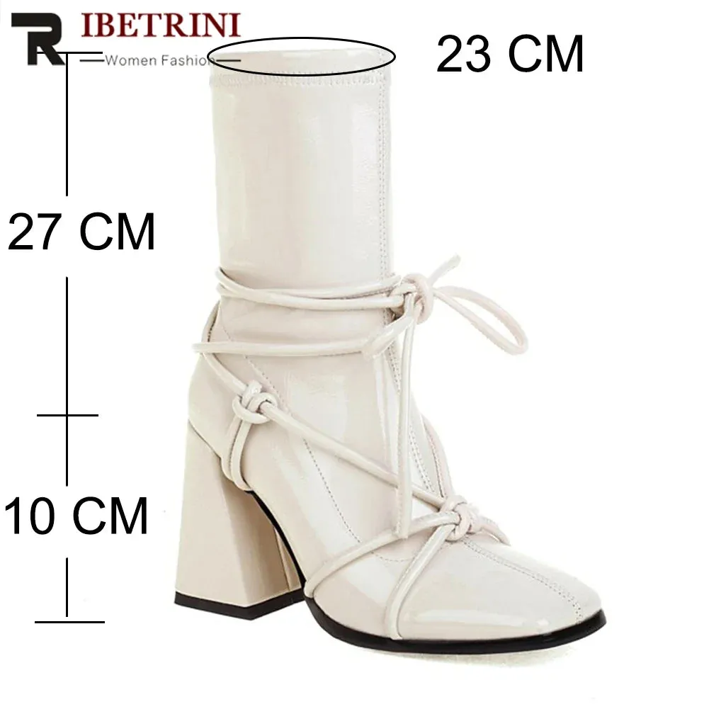 binfenxie  Female Boots New Arrivals Ladies Ankle Boots Narrow Band Cross Toe Design Fashion Chelsea Boots Good Quality Elegant Shoes
