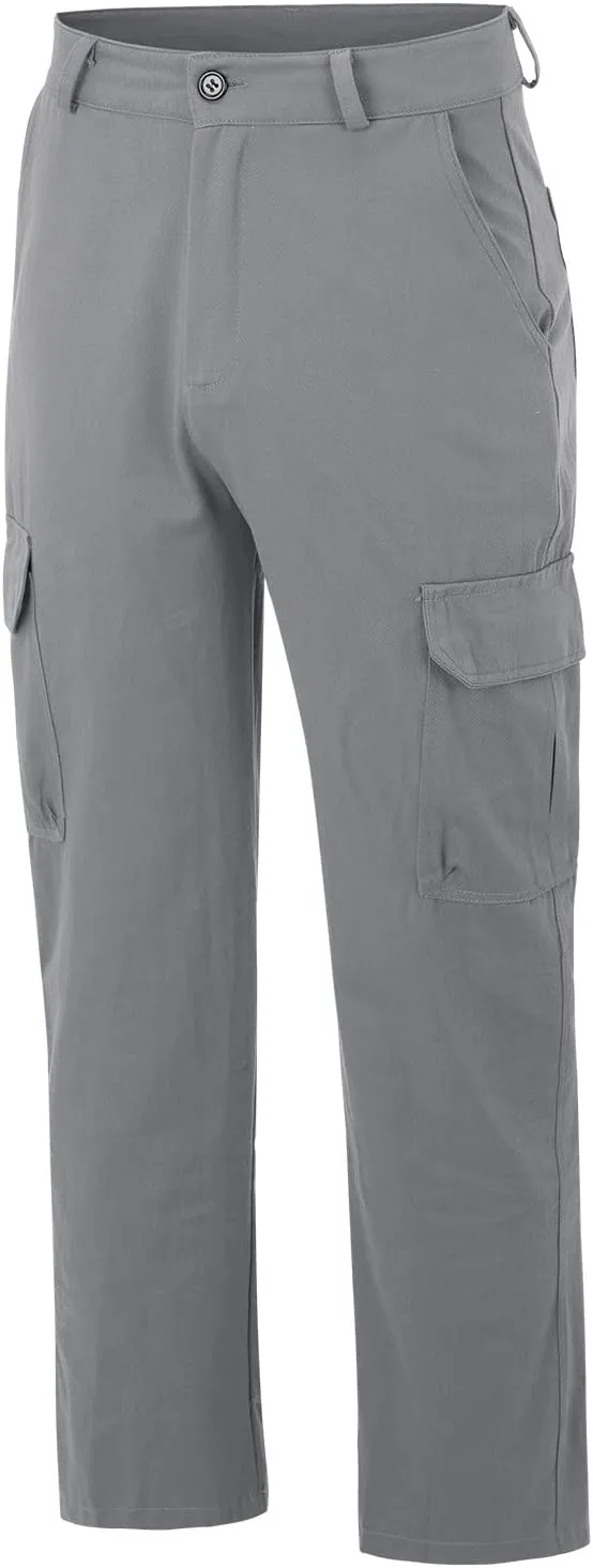 Cargo Pants for Men Joggers Pants Lightweight Sports Jogger Sweatpants Drawstring Pants Outdoor Fishing Trousers with