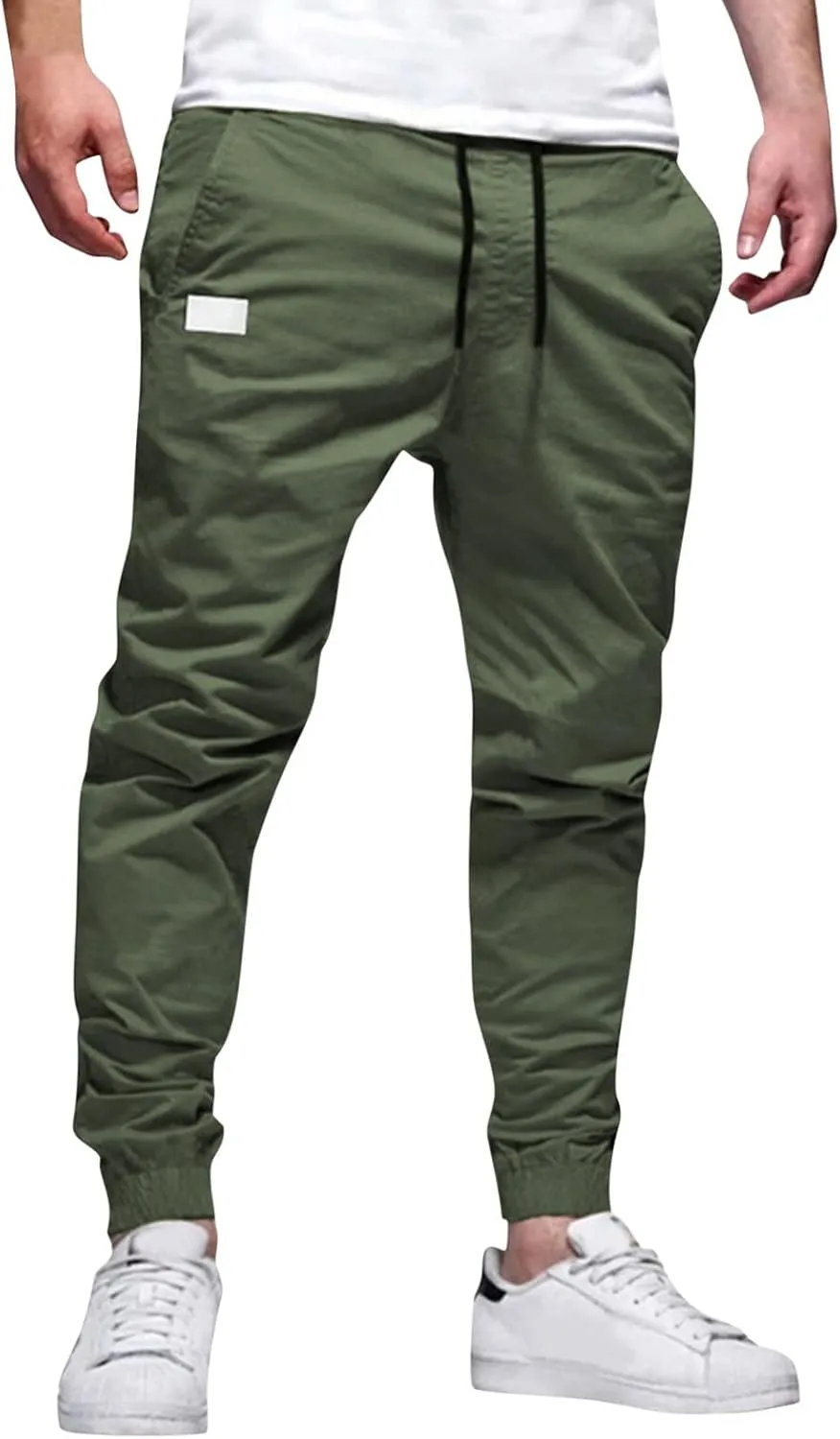 Cargo Pants for Men Joggers Tactical Pant Hiking Jogger with Multi-Pocket Men Outdoor Cargo Pant Lightweight Tactical