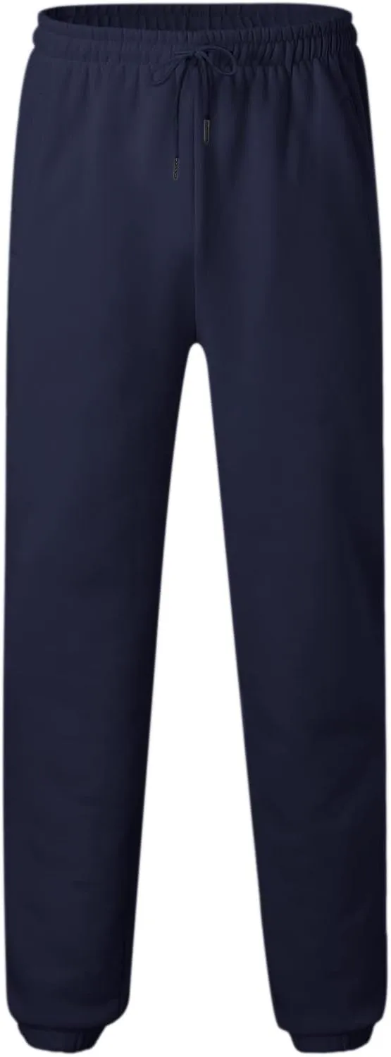 Cargo Sweatpants for Men Big and Tall Gym Sweatpants Men's Cargo Pants with Pockets Cotton Sweatpants Casual Athletic