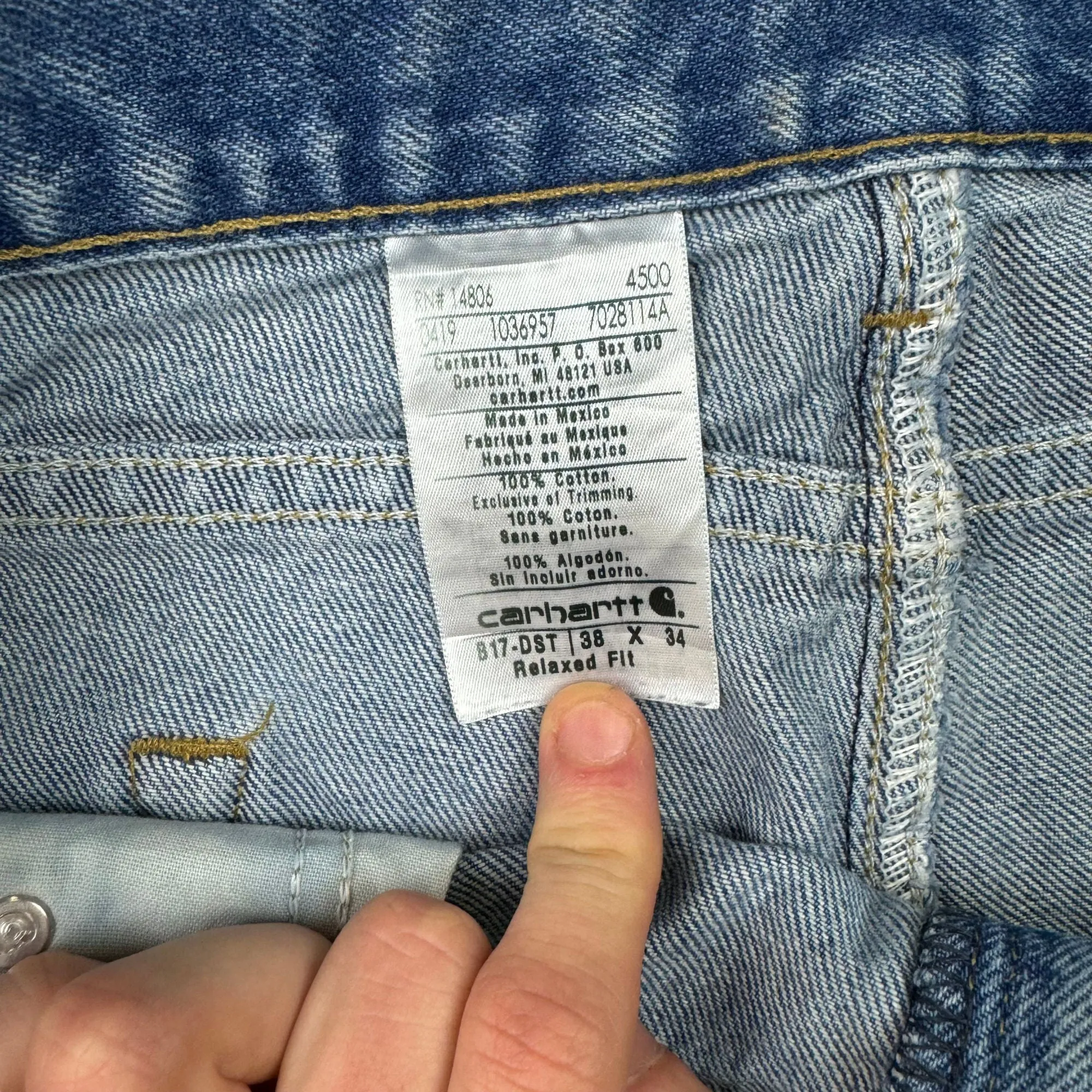 Carhartt Relaxed Fit Jeans Blue