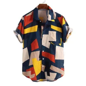 Casual Plaid Colored Men Casual Shirt