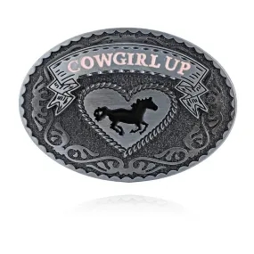 Cowgirl Up Belt Buckle