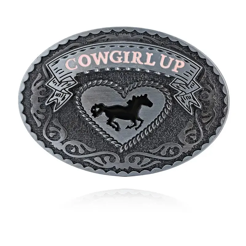 Cowgirl Up Belt Buckle