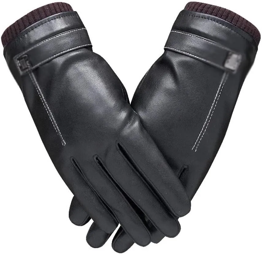 CSCDD Women's Gloves Autumn and Winter Warm Driving Cycling Men and Women with Finger Gloves Outdoor Gloves