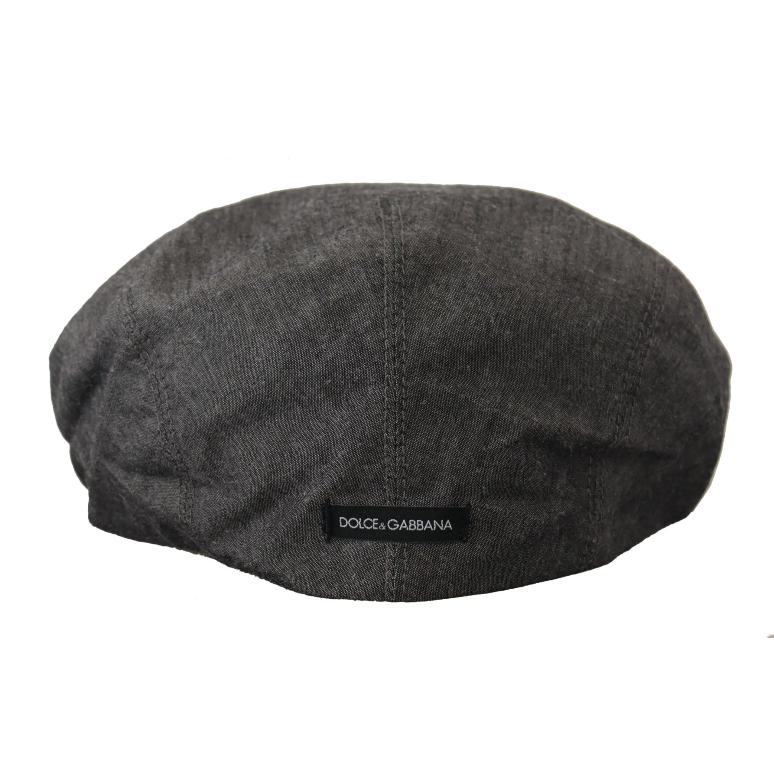 Dolce & Gabbana Elegant Gray Newsboy Hat