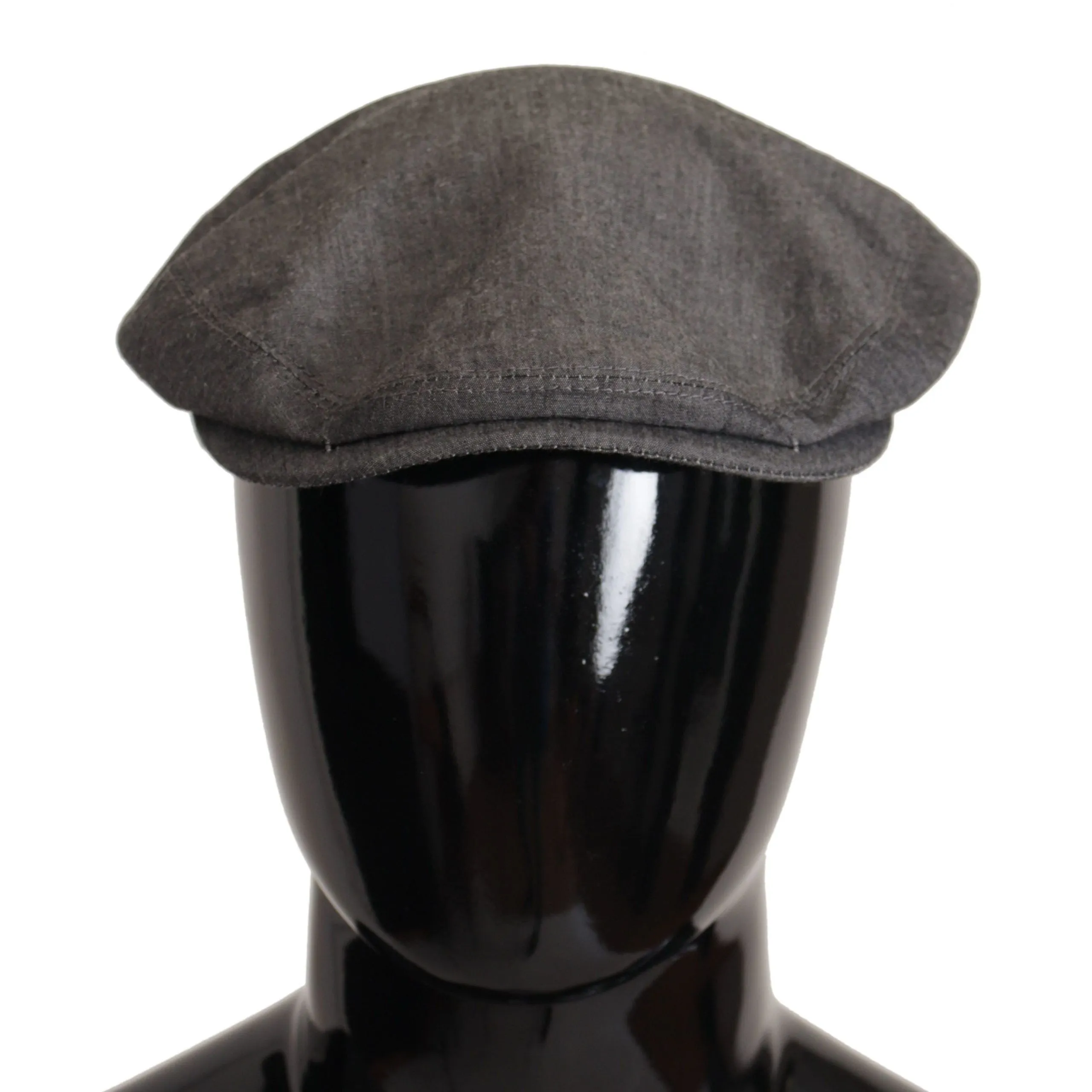 Dolce & Gabbana Elegant Gray Newsboy Hat
