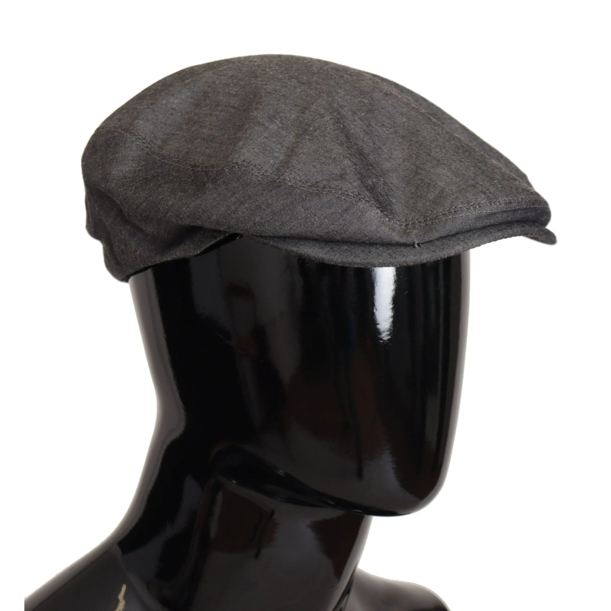 Dolce & Gabbana Elegant Gray Newsboy Hat