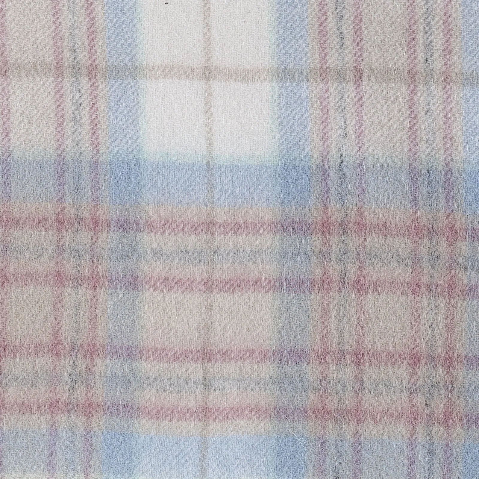 Edinburgh Cashmere Scarf  Mackellar Mix White