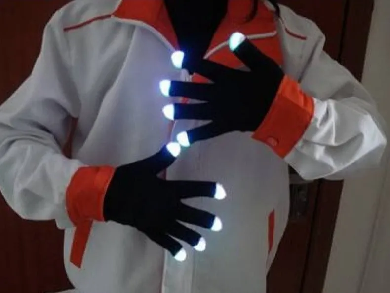 Flashing Gloves - White