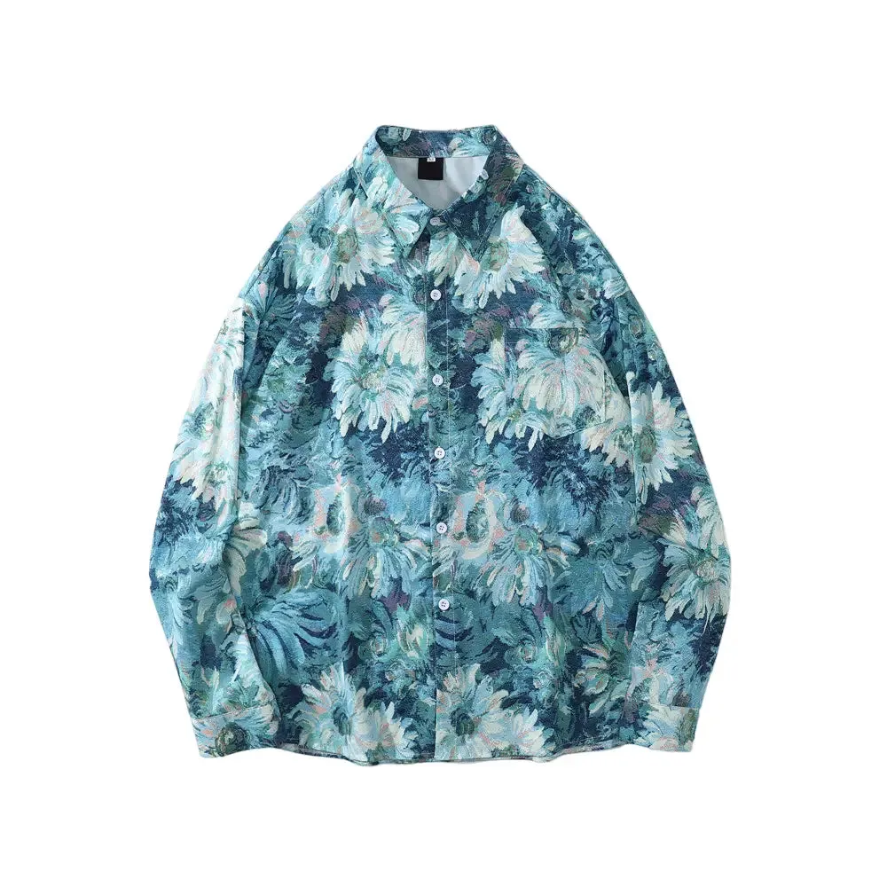 Floral Full Printed Long Sleeve Shirt