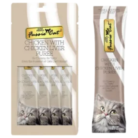 Fussie Cat Chicken & Liver Puree Cat Treats