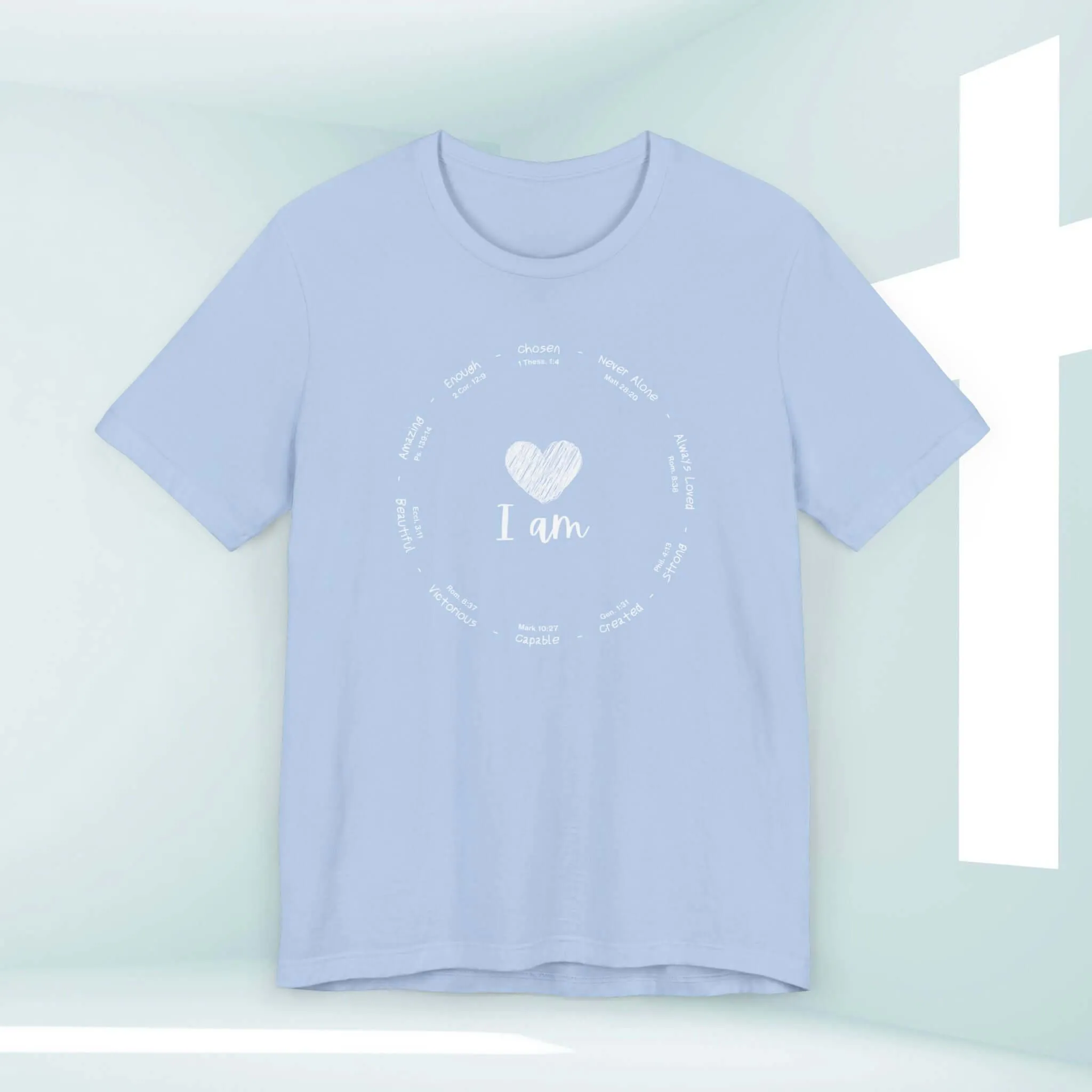 I Am Inspiration Shirt Bible Verse Women's Christian Tees Faith T-Shirts