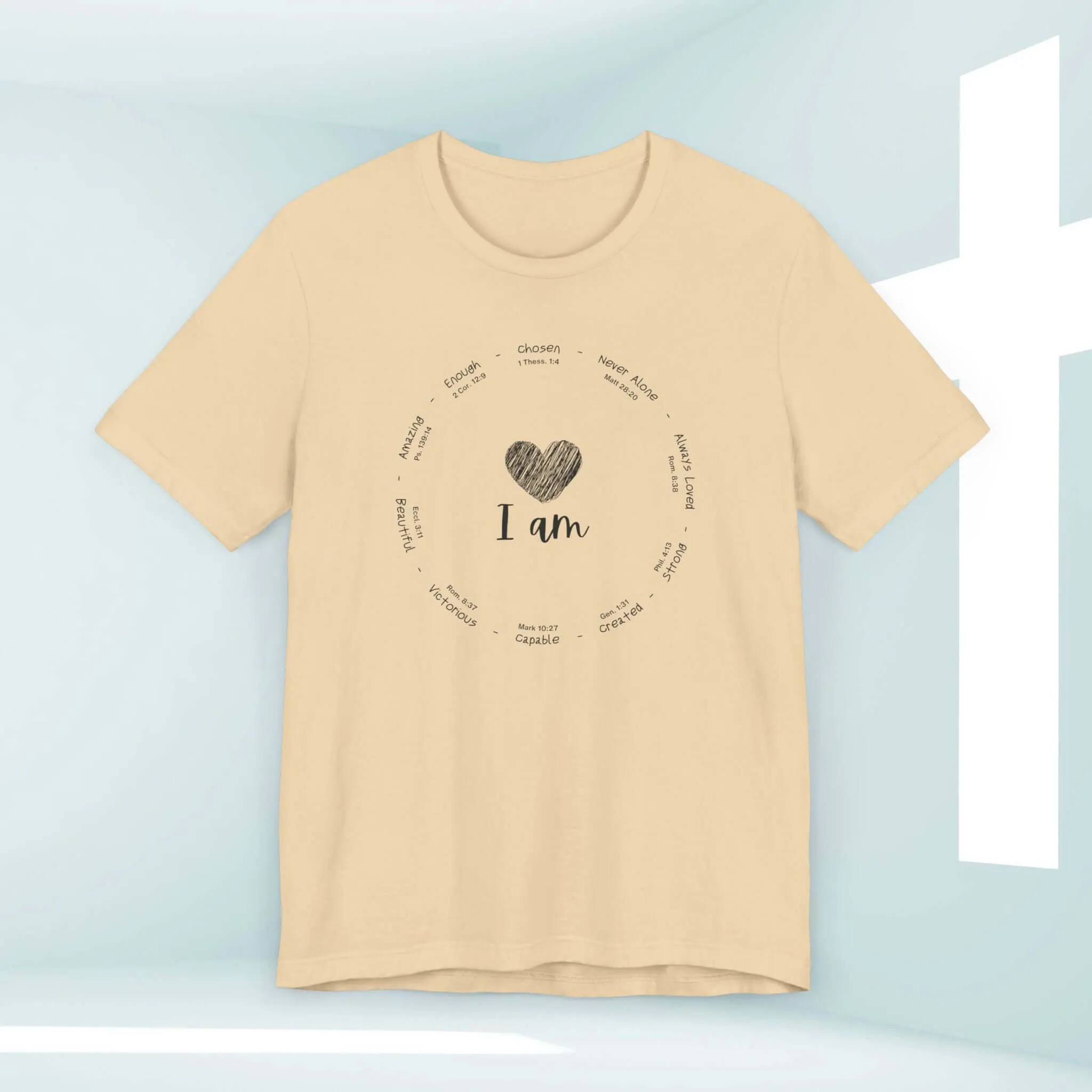 I Am Inspiration Shirt Bible Verse Women's Christian Tees Faith T-Shirts