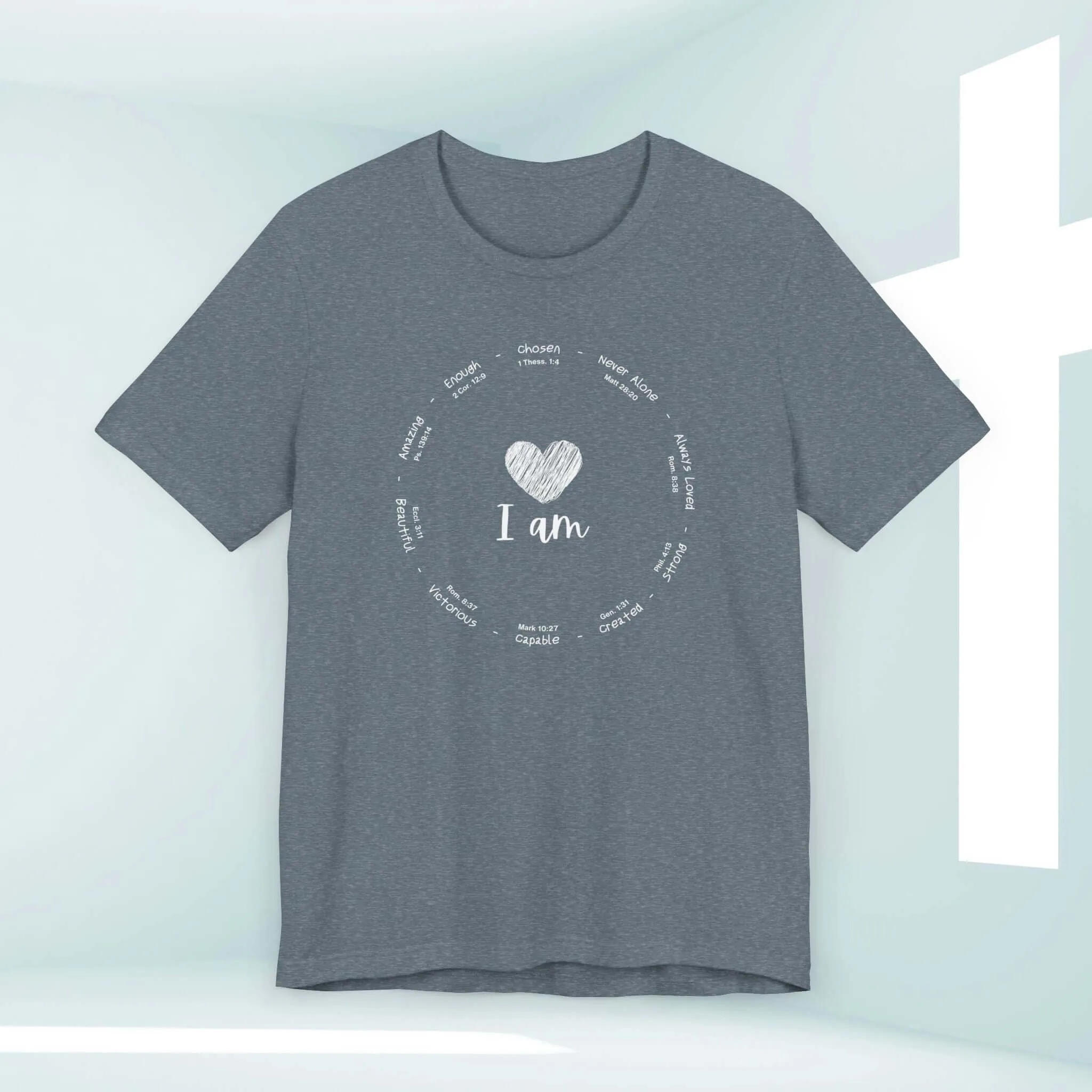 I Am Inspiration Shirt Bible Verse Women's Christian Tees Faith T-Shirts