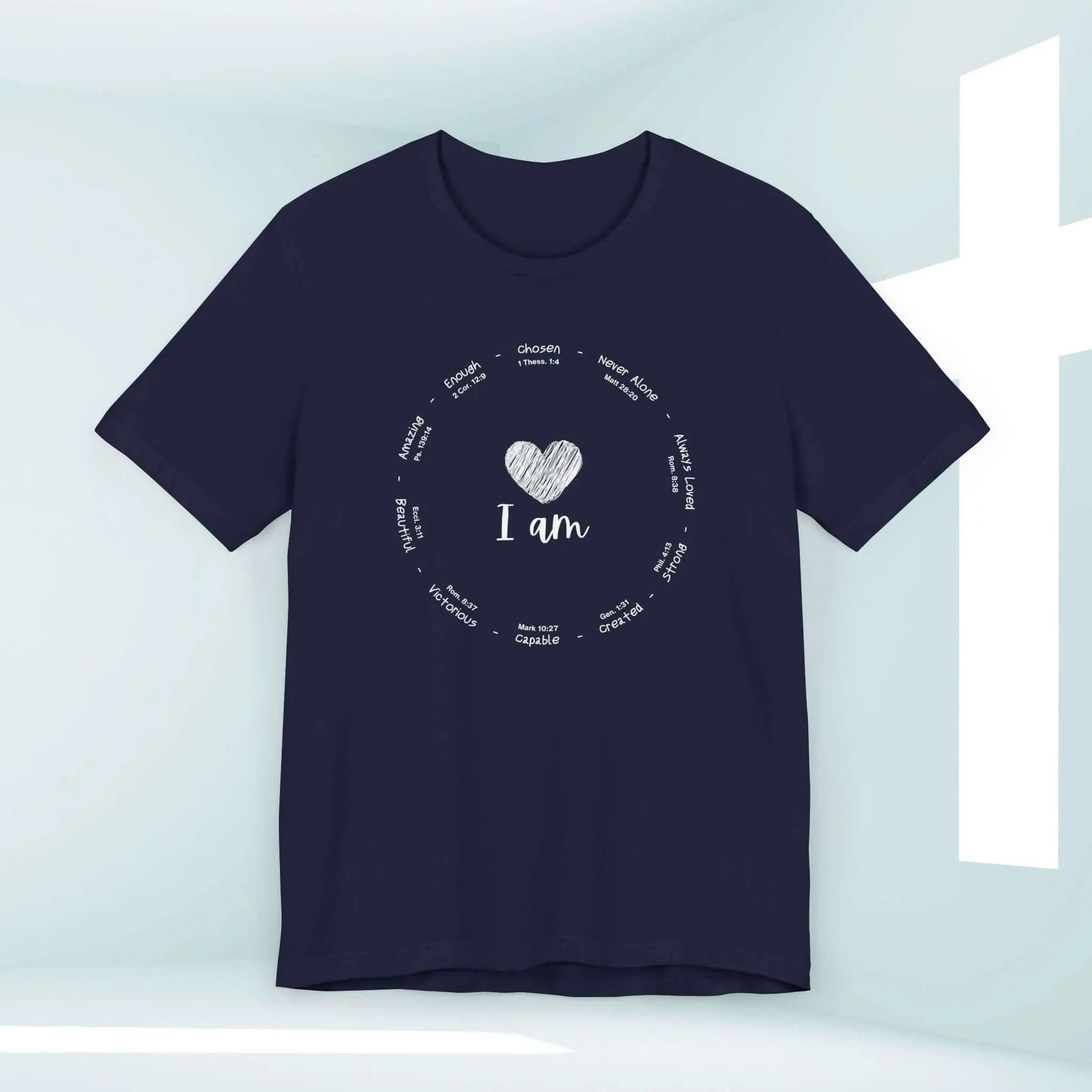 I Am Inspiration Shirt Bible Verse Women's Christian Tees Faith T-Shirts