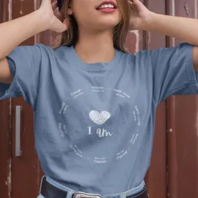 I Am Inspiration Shirt Bible Verse Women's Christian Tees Faith T-Shirts