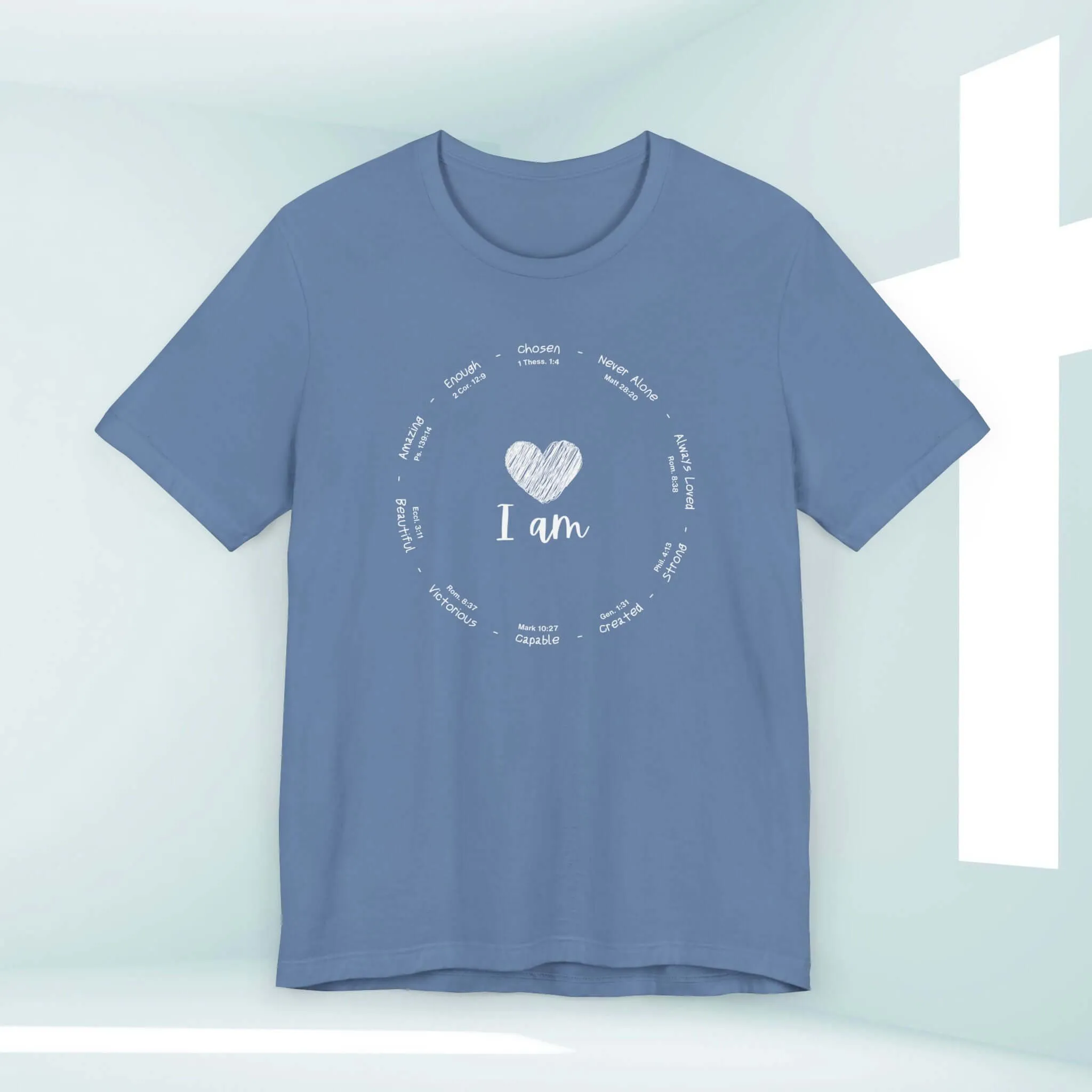 I Am Inspiration Shirt Bible Verse Women's Christian Tees Faith T-Shirts