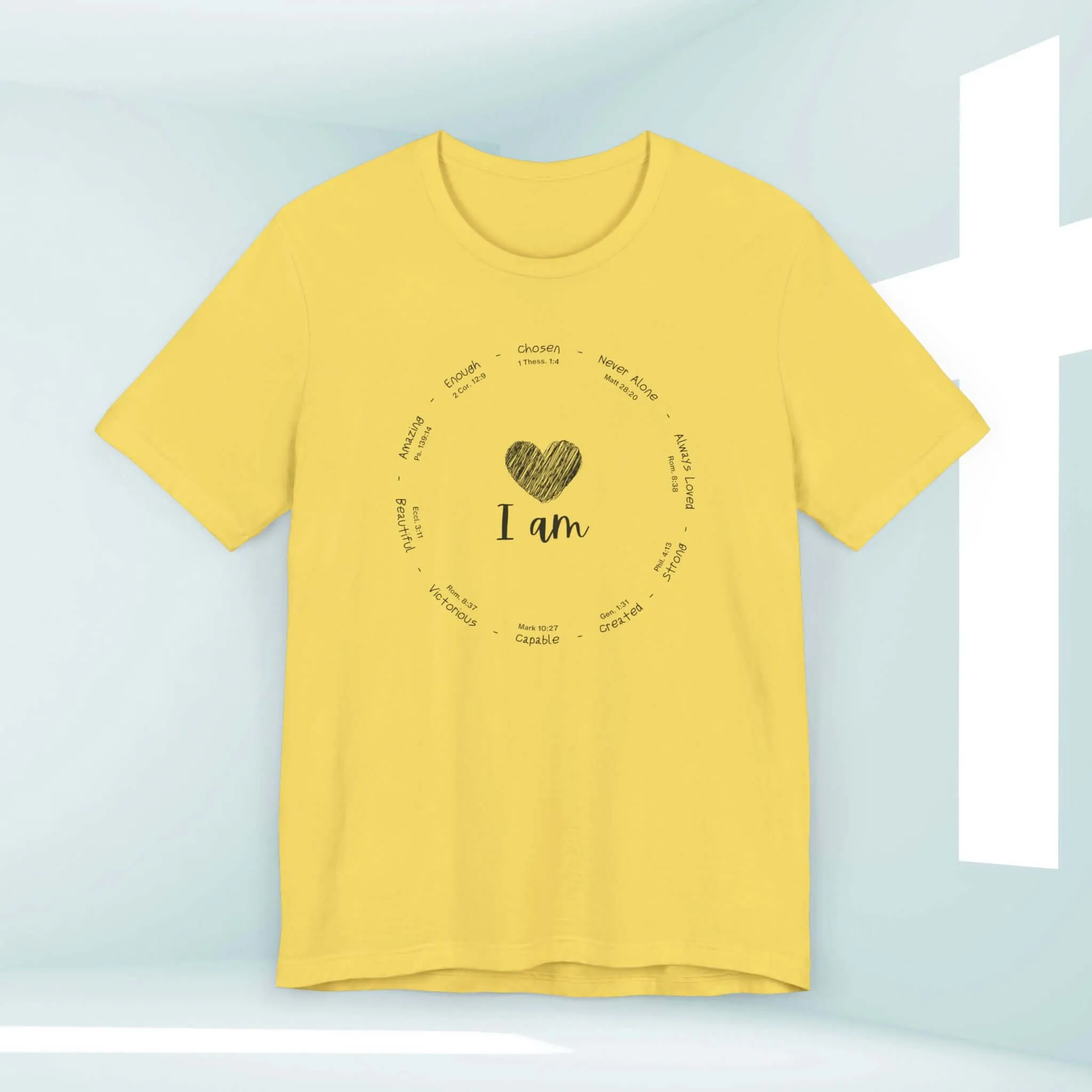 I Am Inspiration Shirt Bible Verse Women's Christian Tees Faith T-Shirts