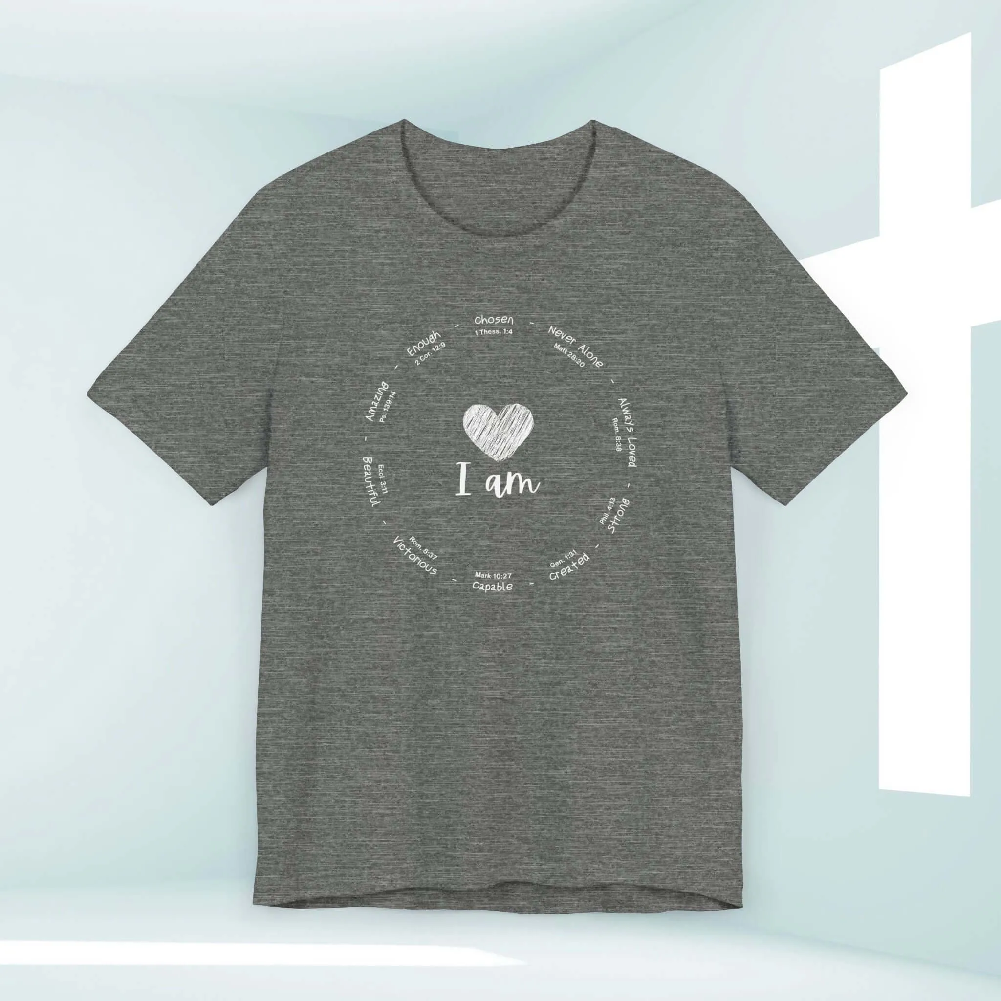 I Am Inspiration Shirt Bible Verse Women's Christian Tees Faith T-Shirts