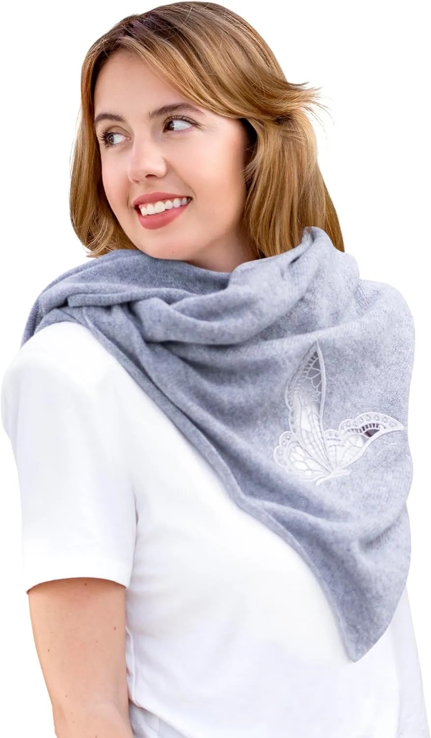 InCashmere Women’s Lightweight 100% Pure Cashmere Wrap/Scarf
