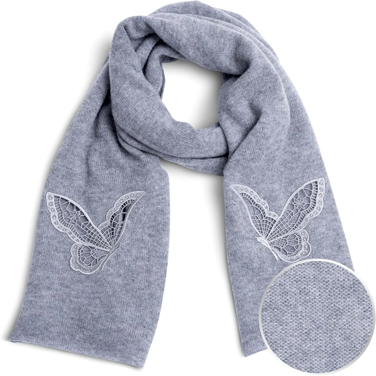 InCashmere Women’s Lightweight 100% Pure Cashmere Wrap/Scarf