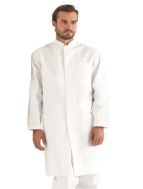 Kentaur Unisex Lab Coats with Stand Up Collar