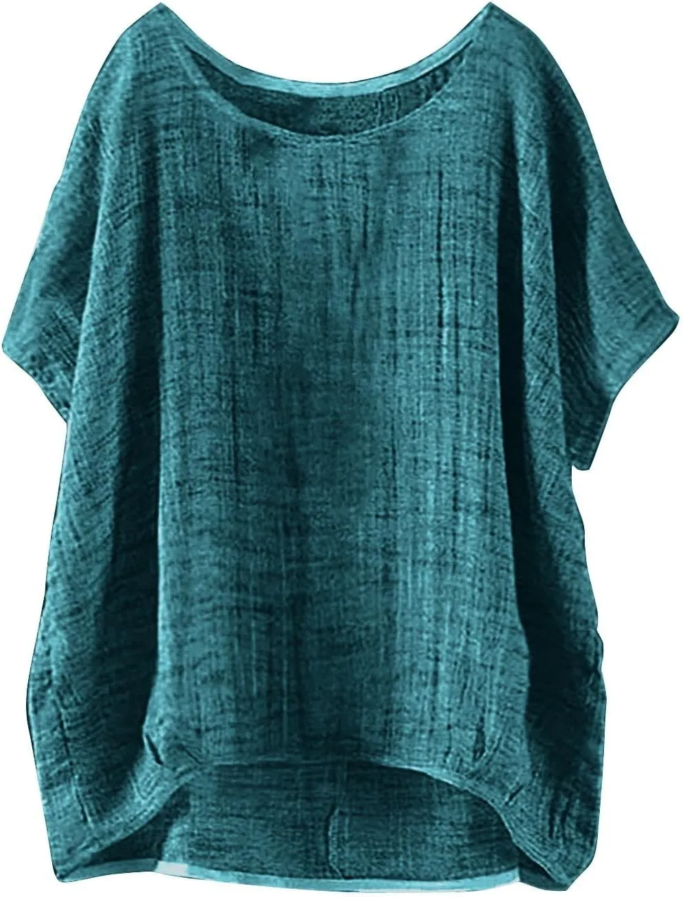 Linen Shirts for Women 2025 Spring Summer Casual Boho Shirts Comfy Loose Short Sleeve Hippie Peasant Tops Blouses