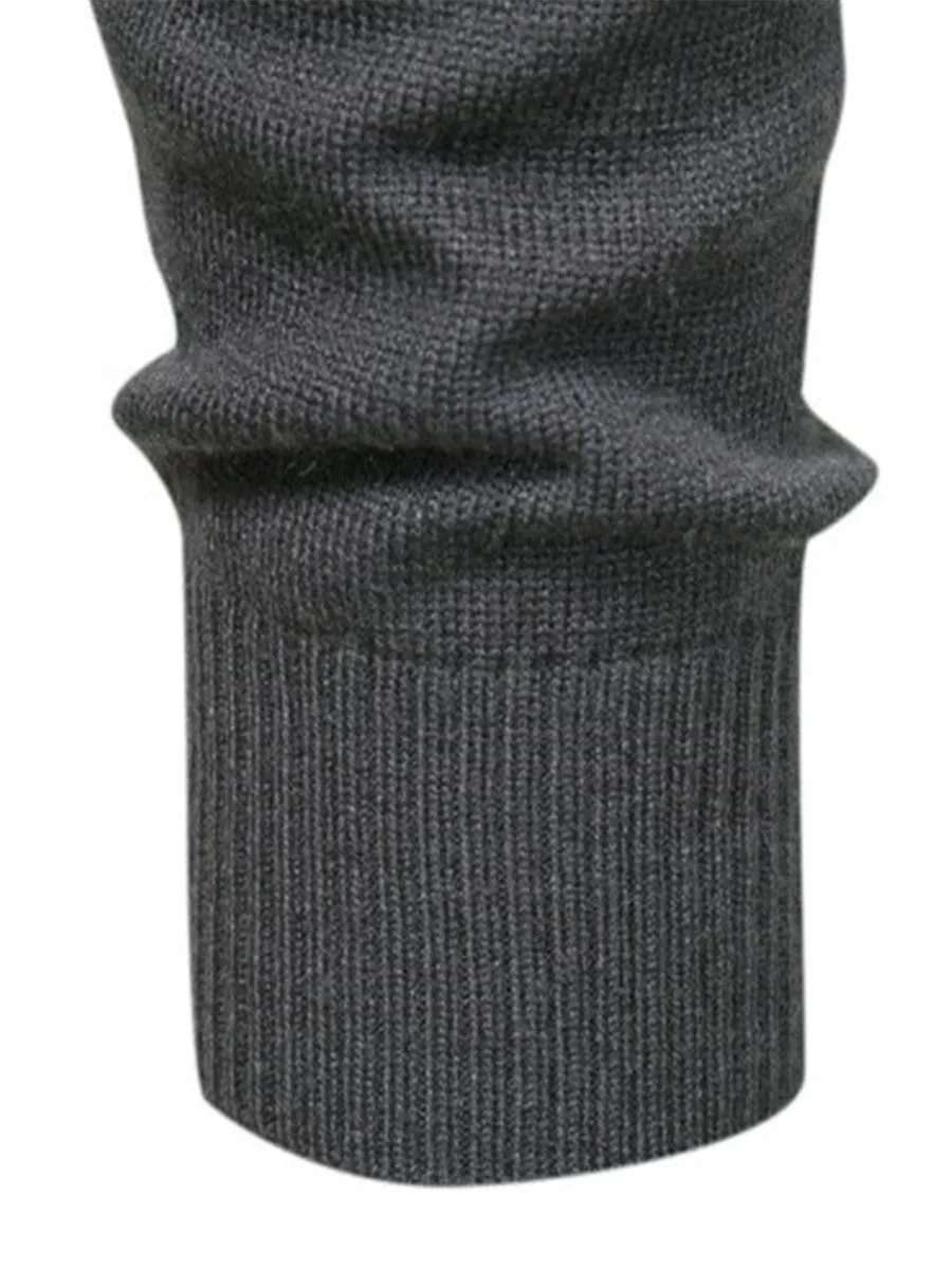 LONGBIDA Casual Cotton Men Sweater Pullovers Elasticity Fashion