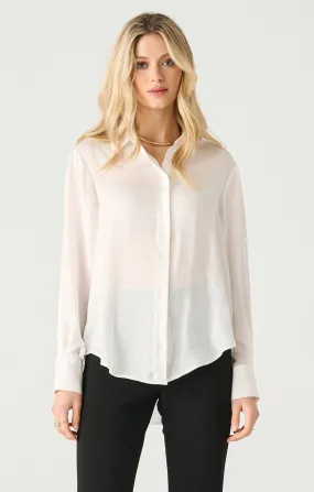 Ls Flowy Satin Blouse