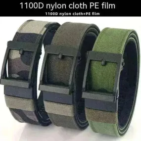 Men's Auto Buckle Belt: Thickened, Dual-use