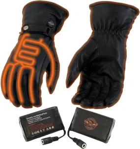 Milwaukee Leather Heated Winter Gloves for Motorcycle Ski Hunting Outdoors w/Battery Pack and i-Touch - 2X-Large