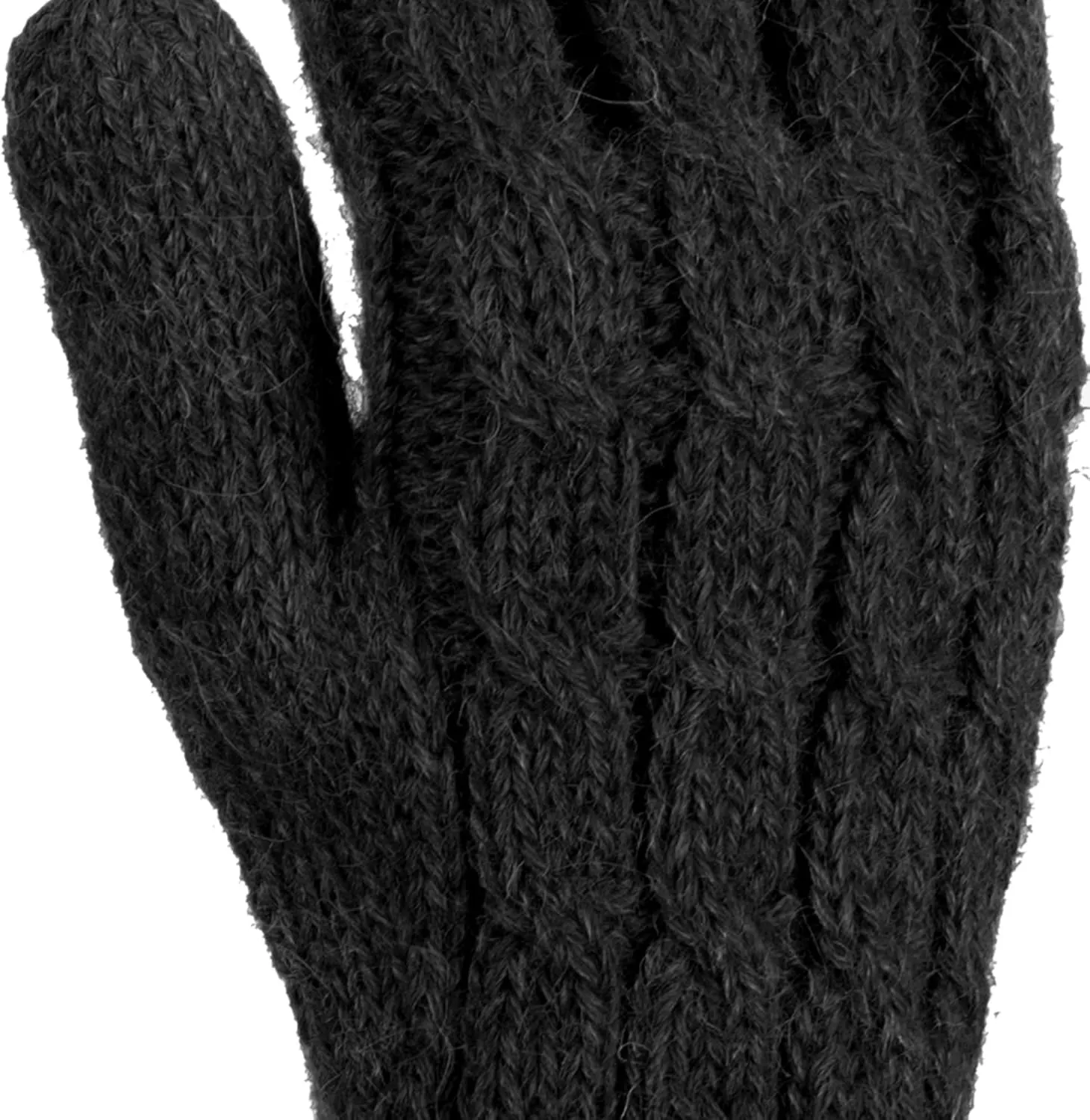 NOVICA Artisan Handmade Wool100% Alpaca Gloves Cable Knit in Light Mauve from Peru
