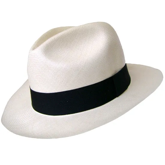 Panama Montecristi Hat - Fedora for Men (Grade 24-25)