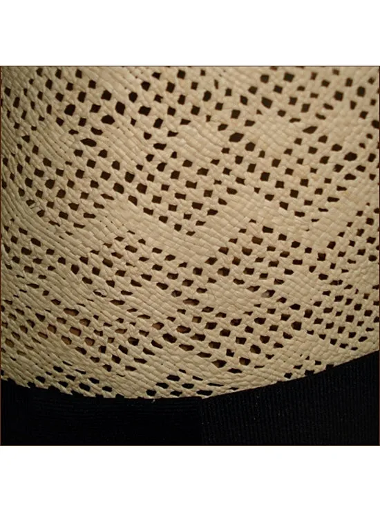 Panama Montecristi Hat - Fretwork Ausin for Men (Grade 17-18)