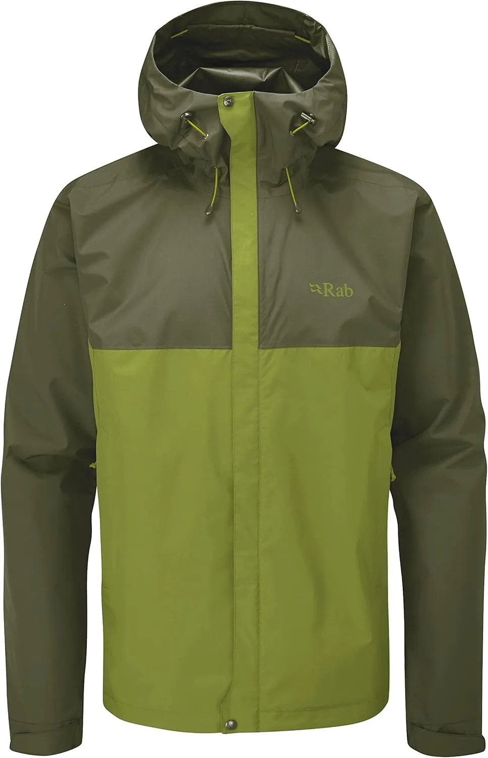 Rab Men's Downpour Eco Waterproof Breathable Jacket for Hiking & Climbing