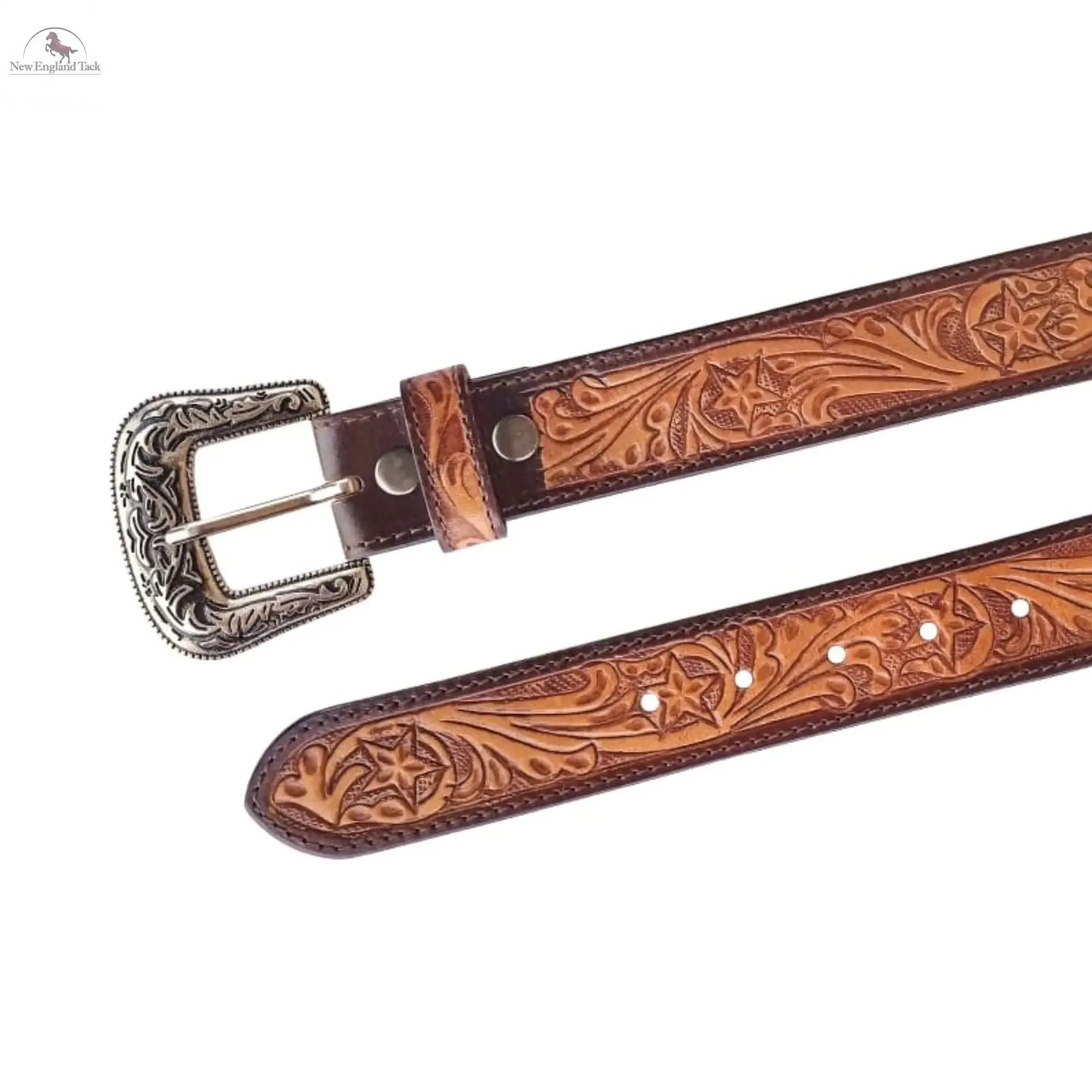 RESISTANCE Western Cowboy Cowgirl Belts For Women With Big Buckle, Plus Size Women's Brown Western Belt
