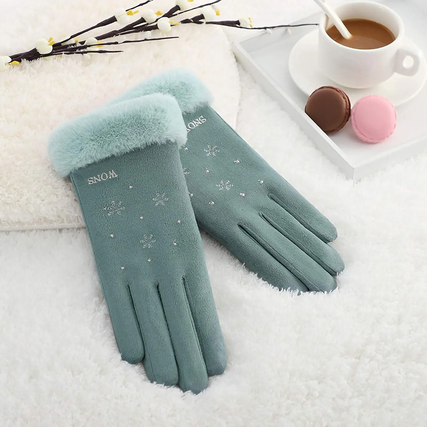 Ski Snow Gloves for Men Women Men's Skiing Snowboarding Glove Windproof Winter Mittens Thermal Snowboard Glove