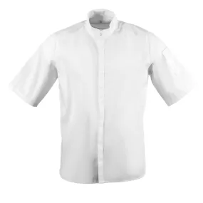 Southside Band Collar Chefs Jacket White Size M - BB702-M