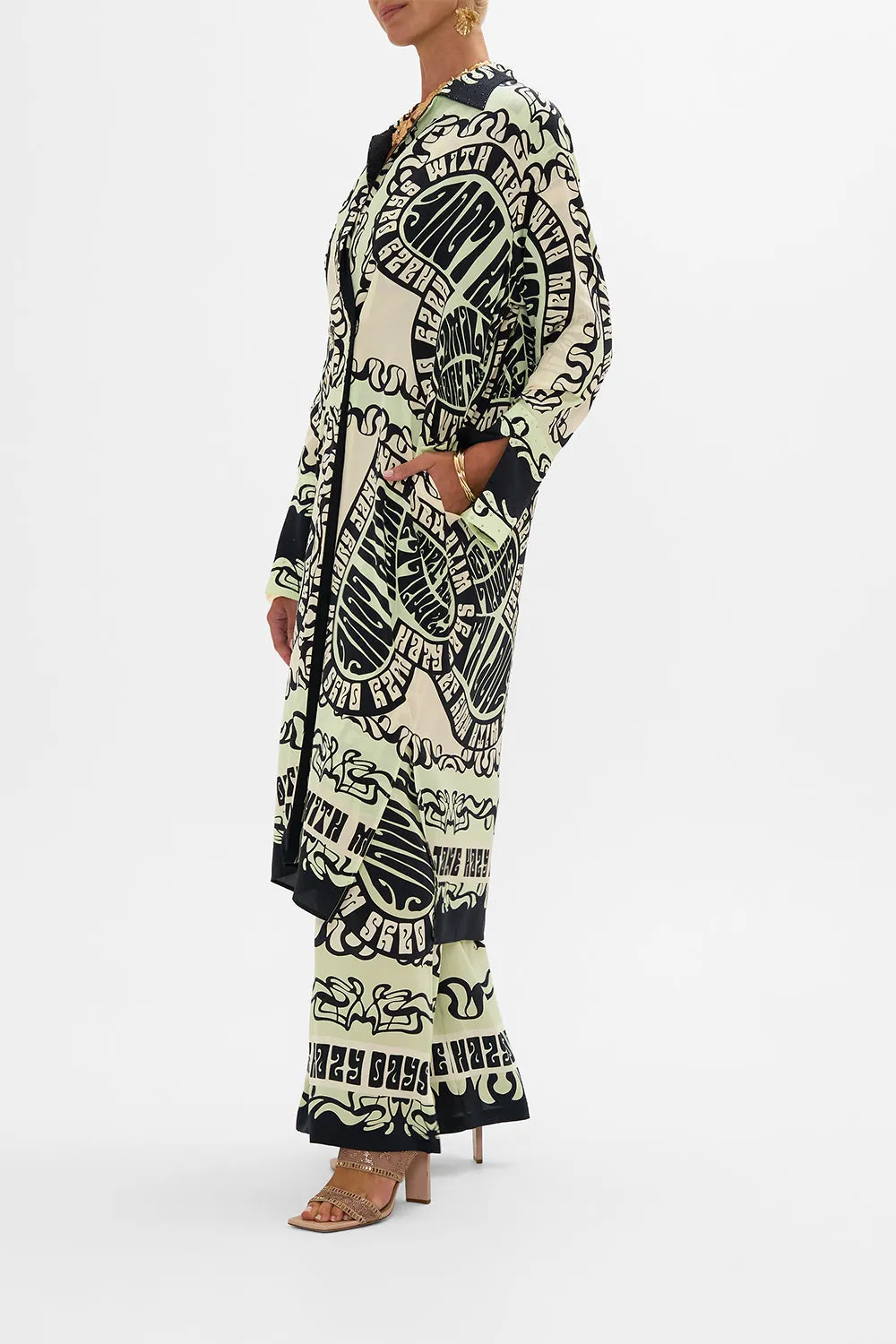 SPLIT CUFF SOFT COAT DOUBLE DUTCH