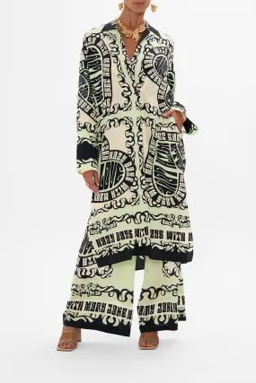 SPLIT CUFF SOFT COAT DOUBLE DUTCH