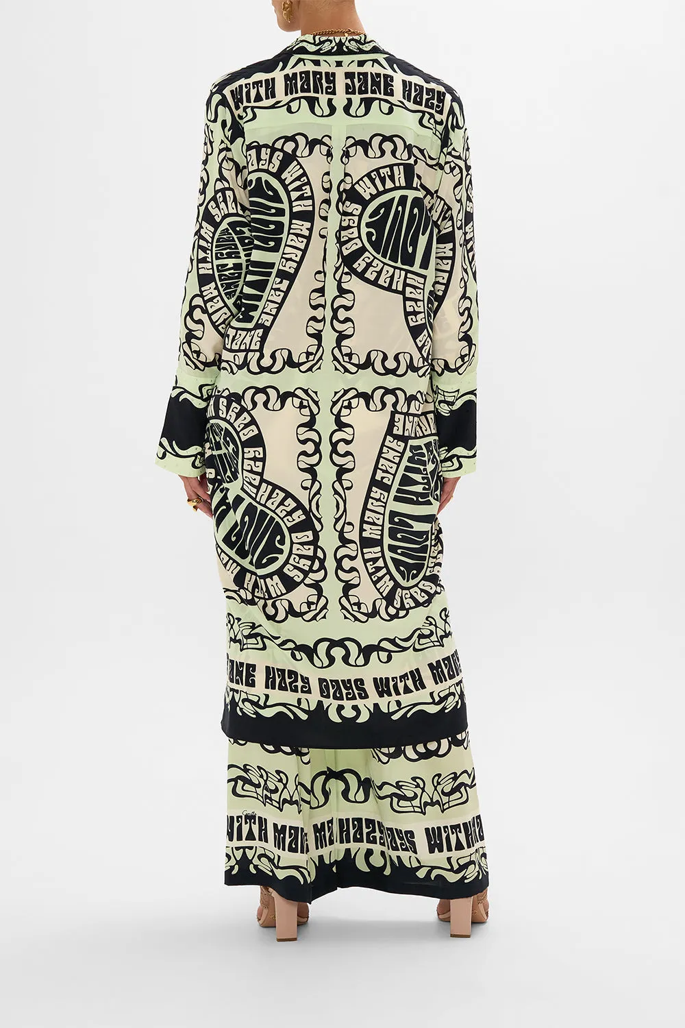 SPLIT CUFF SOFT COAT DOUBLE DUTCH