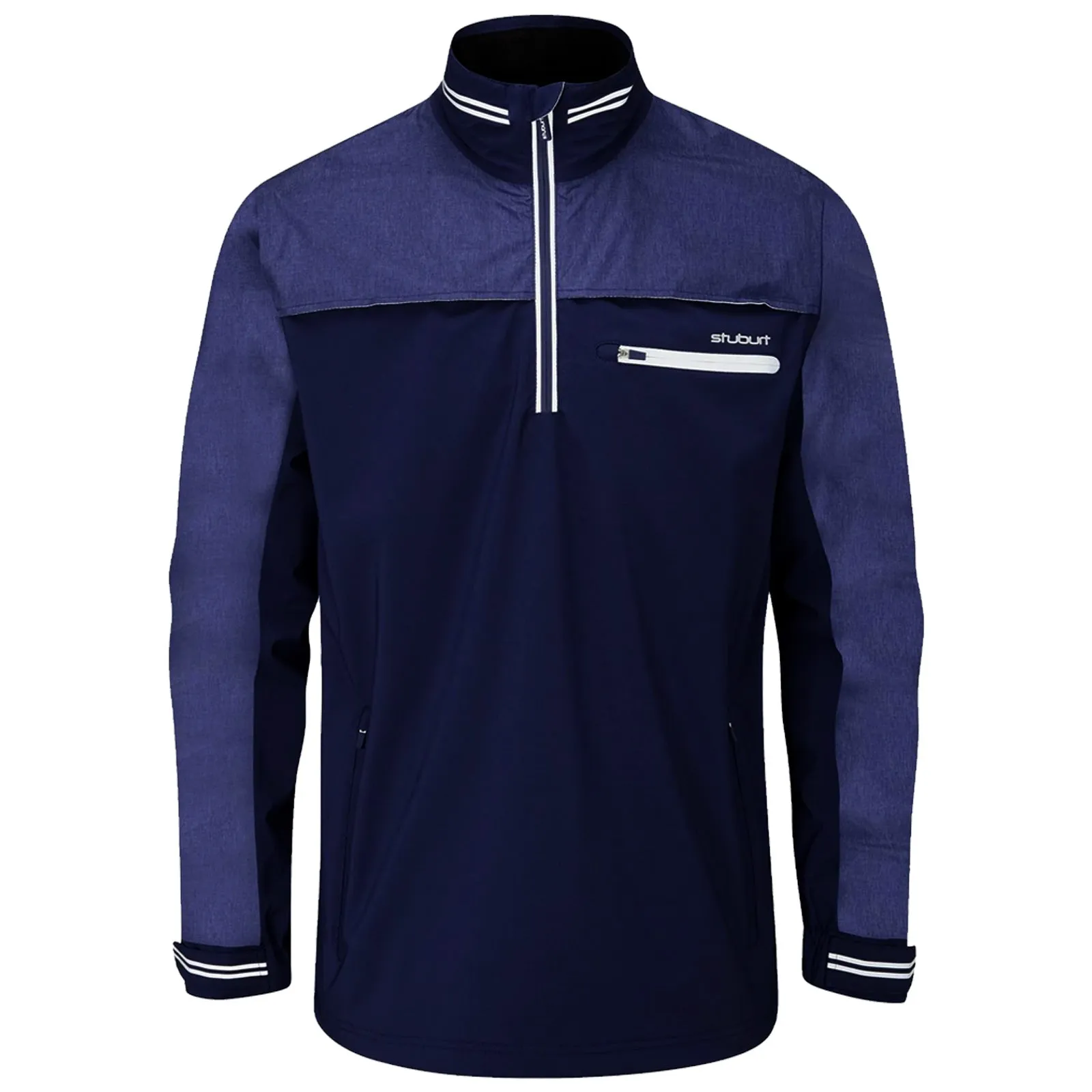 Stuburt Mens Evolution Reflective Waterproof Half Zip Jacket